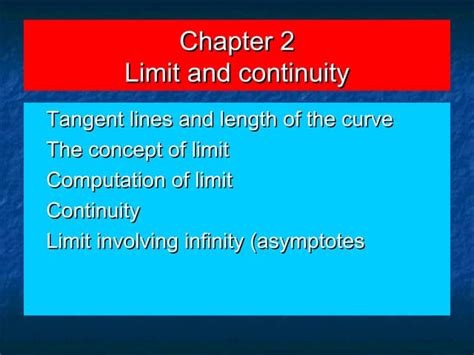 Continuity Limit 的图像结果