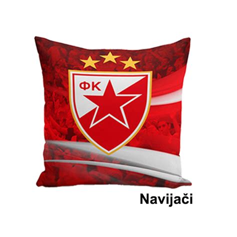 Ukrasni jastučić Crvena Zvezda 860 | Volim svoj dom