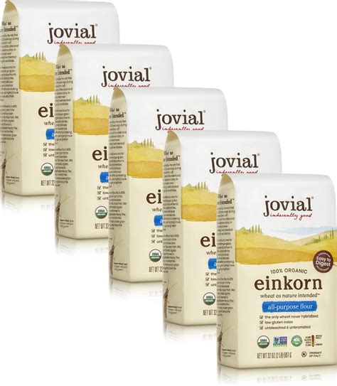 Amazon.com : Jovial Organic Einkorn Unbleached All Purpose Flour ...