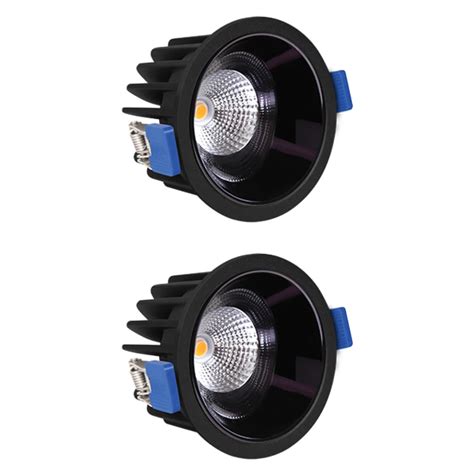PHILIPS 12W Round COB LED Spotlight | Decorative Gun Metal Reflector ...