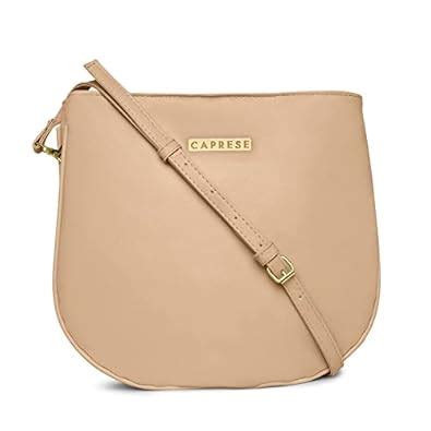 Buy Caprese womens RUHEE SB Large NUDE Sling Bag at Amazon.in