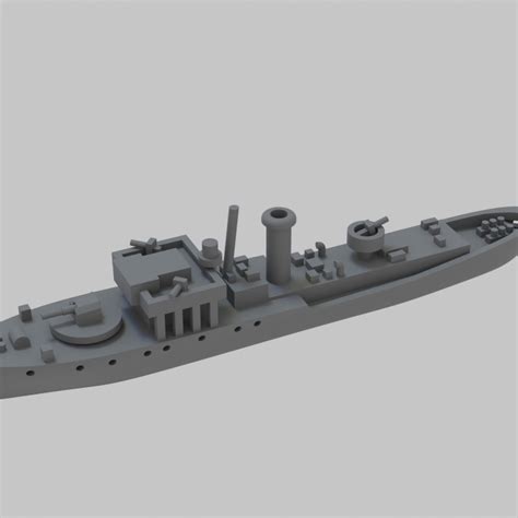 Image result for Flower Class Corvette 3D Model