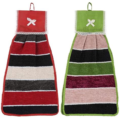 Kuber Industries Hanging Cotton Washbasin Napkin/Hand Towel for Kitchen ...