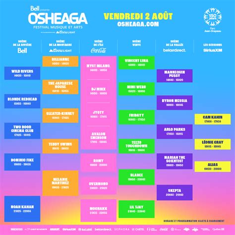 Osheaga 2024 | Lineup | Tickets | Dates