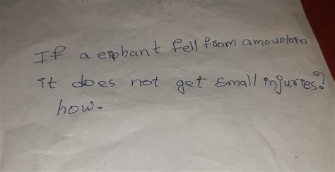 how did it not get injuries - Brainly.in