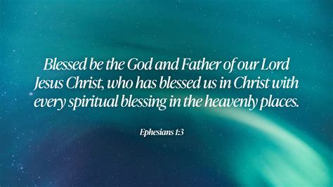 Ephesians 1:3 | worldchallenge.org