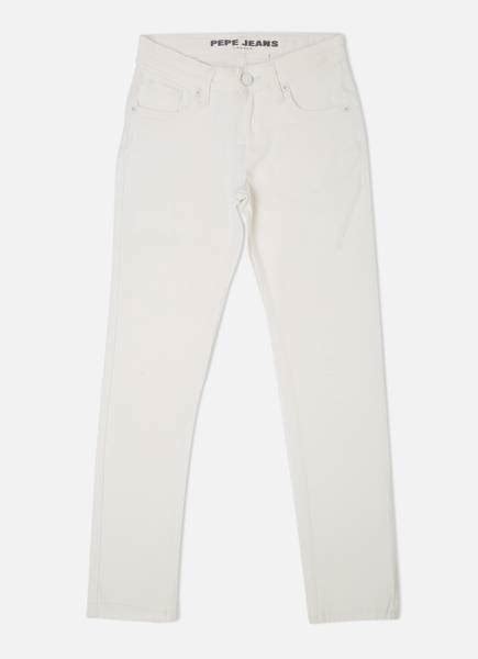 Pepe Jeans Slim Boys White Jeans - Price History