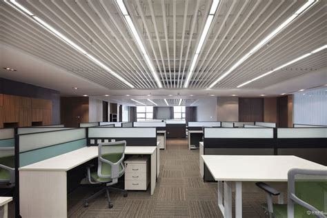现代风格大气时尚办公室内装修效果图-房天下装修效果图