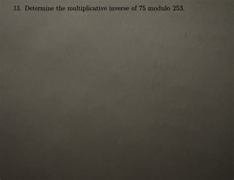 Image result for How to Find Multiplicative Inverse Modulo