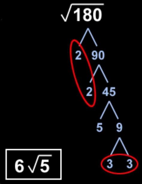 [FREE] Simplify the square root of 180. - brainly.com