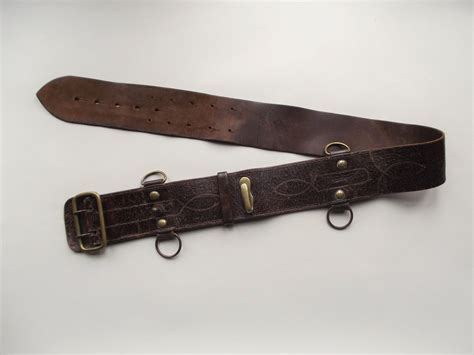 BOER WAR/WW1 OFFICERS SAM BROWN BELT WILKINSON LONDON - DBG Militaria