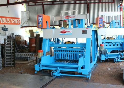 Image result for Semi-Automatic Hollow Block Machine