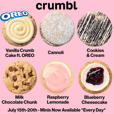 Crumbl Cookies Welcomes Back Six Iconic Flavors This Week