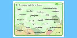 French Vocabulary Cooking List | Cooking Word Mat French