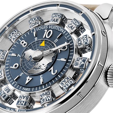 Tambour Taiko Spin Time Air Antipode, Automatic, 42.5mm, White gold ...
