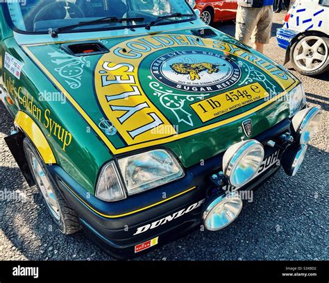 Rover Metro with Lyle’s Golden Syrup Livery Stock Photo - Alamy