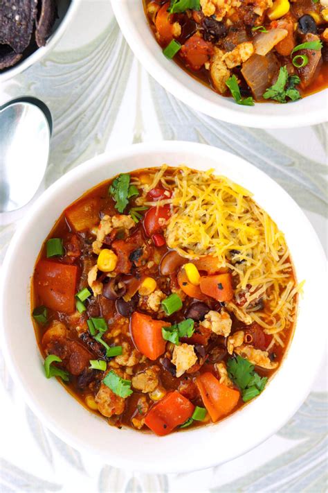 Spicy Ground Chicken Chili - That Spicy Chick