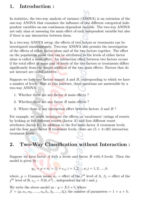 Image result for Two-Way Anova Formula Explained