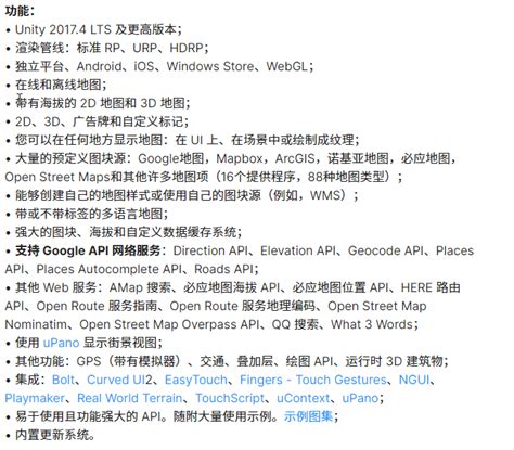 Unity Map Integration 的图像结果