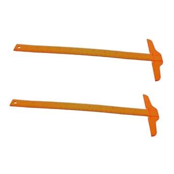 T Square Academic T Ruler: 2pcs Orange Transparent Ruler for Art ...