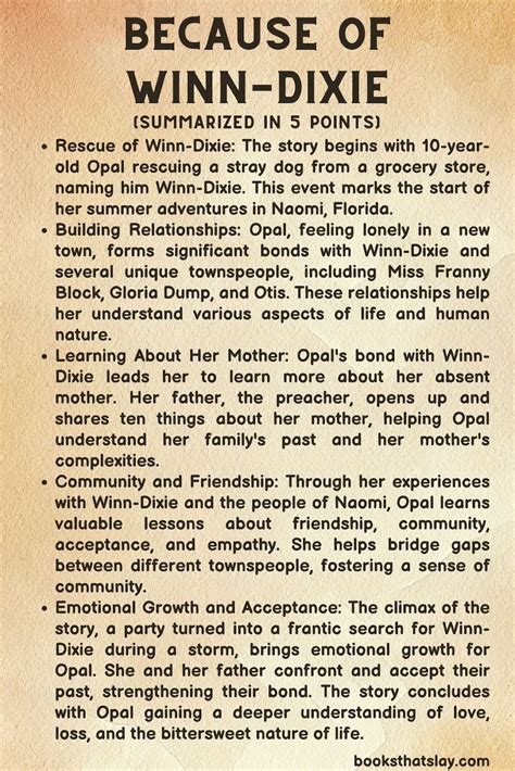 Because Of Winn Dixie Characters