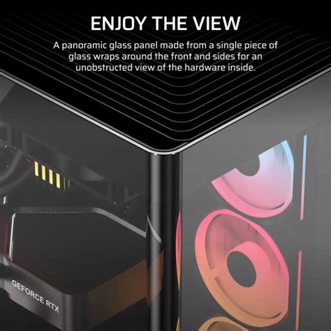 Corsair FRAME 4500X LX-R RGB Tempered Glass Mid-Tower Case, Black ...