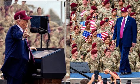 Troops at Trump's Army speech were vetted for their looks: 'No fat soldiers