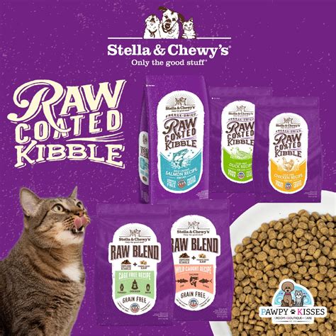 Stella & Chewy's Raw Coated / Blend Dry Cat Food (2 Sizes) | Pawpy Kisses | Shopee Singapore