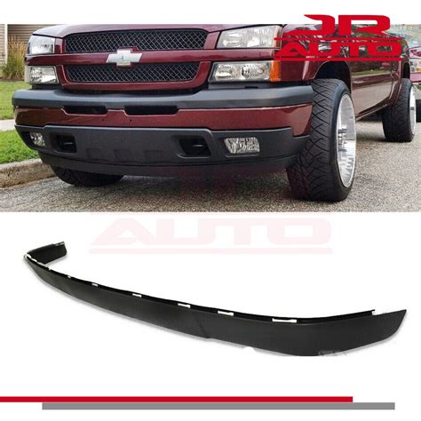 03-06 Front Bumper Lower Valance Black For 2003-2007 Chevrolet Silverado 1500 2500 1500HD 2500HD ...
