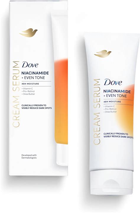 Amazon.com : Dove Body Cream Serum Niacinamide + Even Tone for Dark Spots and Uneven Tone with ...