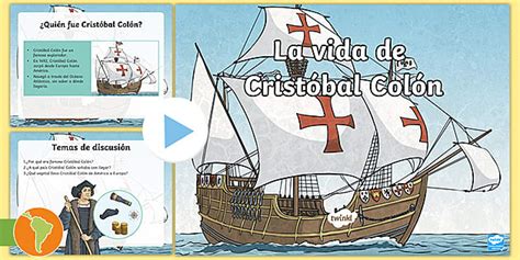 Presentación: Información sobre Cristóbal Colón - Twinkl