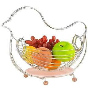 HOMETIC Stainless Steel Swing Fruit & Vegetable Basket | Kitchen ...