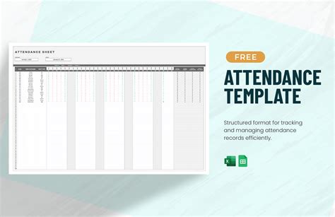 Excel Attendance Sheet Free Download