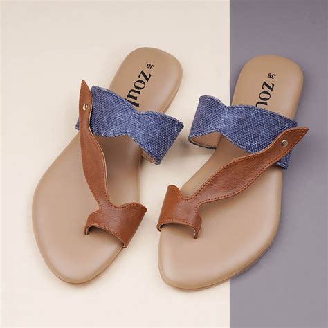 Ladies Chappal: Fancy Chappals for Women Online at great price - Zouk ...