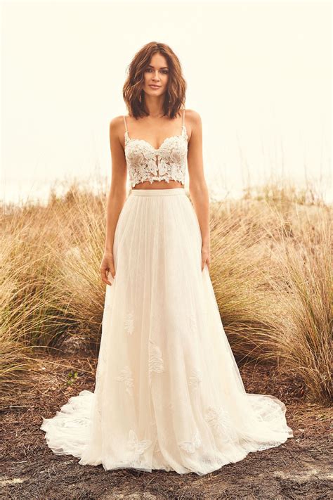 Brautkleid-Galerie und Brautmode | Two piece wedding dress, Lillian west wedding dress, Wedding ...