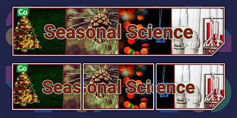 Seasonal Science Display Banner (teacher made) - Twinkl