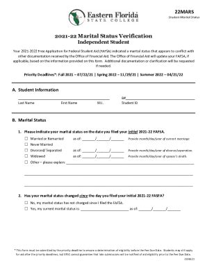 Fillable Online Your 2021-2022 Free Application for Federal Student Aid ...