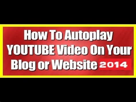 Image result for YouTube Autoplay Code