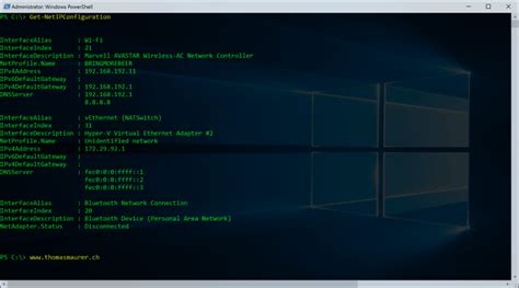 Image result for PowerShell IPConfig