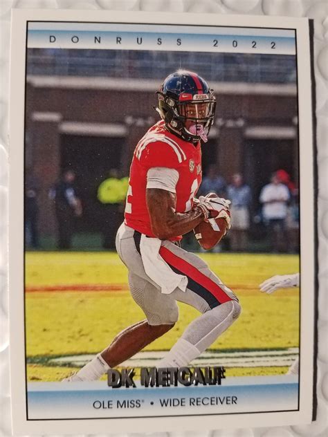 DK METCALF OLE MISS 2022 CHRONICLES DONRUSS DRAFT PICKS CARD #16 | eBay