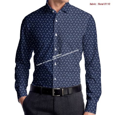 Navy Blue Dress Shirts For Men
