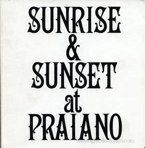 Sunrise & sunset at Praiano : Sol Lewitt: Amazon.in: Books