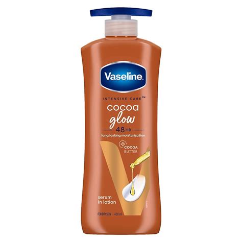Buy Vaseline Intensive Care, Cocoa Glow Serum-in-Lotion, 600ml, with ...