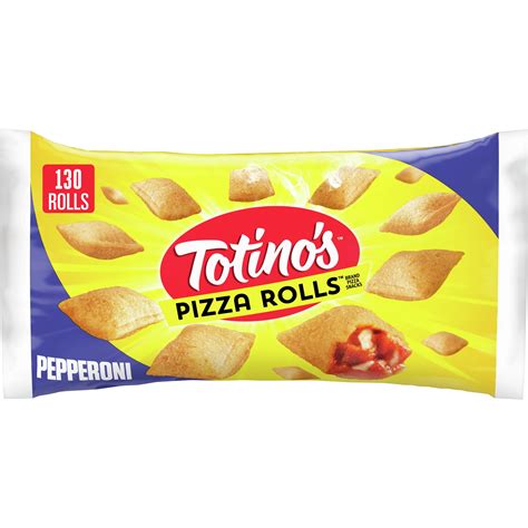 Totino's Pizza Rolls, Pepperoni Flavored, Frozen Snacks, 63.5 oz, 130 ...