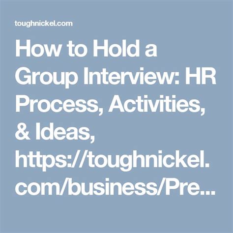 Image result for Group Interview Process