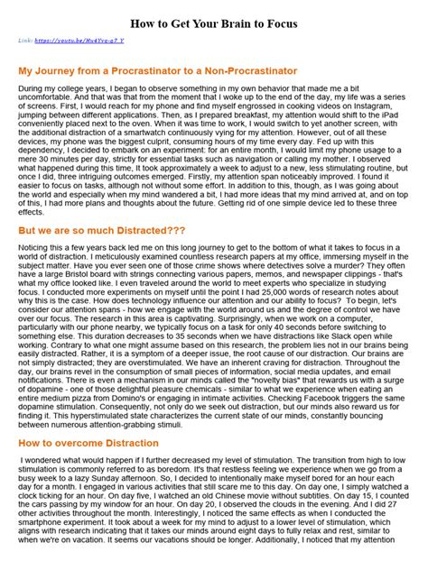 Image result for Focus Training Exercises PDF