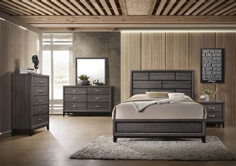 Akerson Grey Bedroom Set | Urban Furniture Outlet