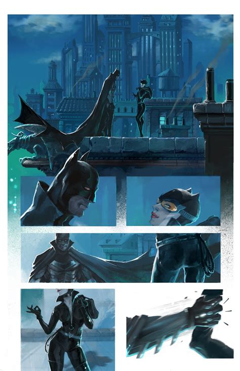 ArtStation - BATMAN & CATWOMAN Fan Art