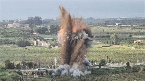 Loud booms, smoke clouds: Israel bombs Qasmiya Bridge, Lebanon's key ...