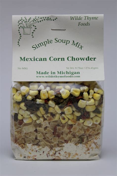 Mexican Corn Chowder - Wilde Thyme Foods
